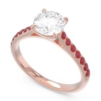 Cathedral Pave Unnata Ring