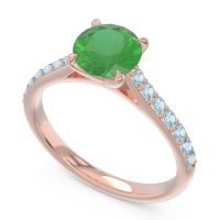Cathedral Pave Unnata Ring