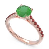 Cathedral Pave Unnata Ring