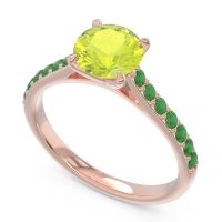 Cathedral Pave Unnata Ring