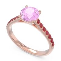 Cathedral Pave Unnata Ring