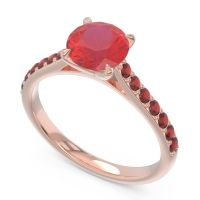 Cathedral Pave Unnata Ring