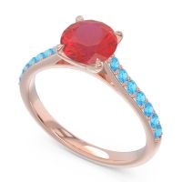 Cathedral Pave Unnata Ring