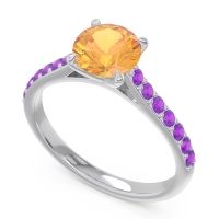 Cathedral Pave Unnata Ring