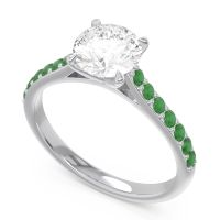 Cathedral Pave Unnata Ring