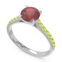 Cathedral Pave Unnata Ring