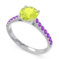 Cathedral Pave Unnata Ring