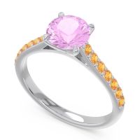 Cathedral Pave Unnata Ring