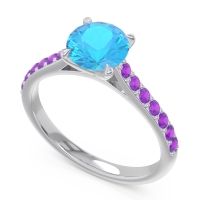 Cathedral Pave Unnata Ring