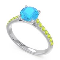 Cathedral Pave Unnata Ring