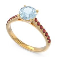Cathedral Pave Unnata Ring