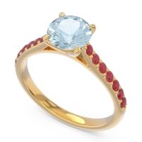 Cathedral Pave Unnata Ring