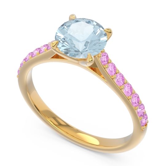 Cathedral Pave Unnata Ring