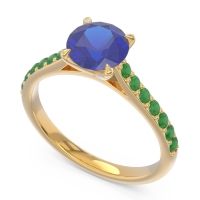 Cathedral Pave Unnata Ring