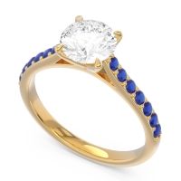 Cathedral Pave Unnata Ring