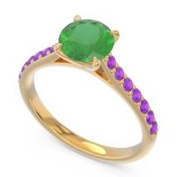 Cathedral Pave Unnata Ring