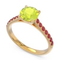 Cathedral Pave Unnata Ring
