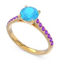 Cathedral Pave Unnata Ring