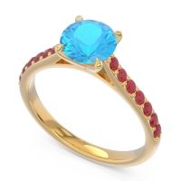 Cathedral Pave Unnata Ring