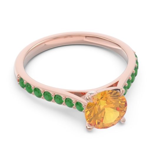 Cathedral Pave Unnata Ring