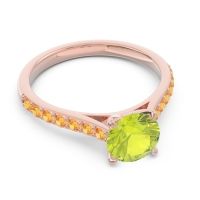 Cathedral Pave Unnata Ring
