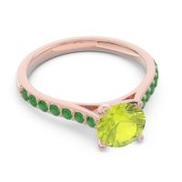 Cathedral Pave Unnata Ring