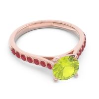 Cathedral Pave Unnata Ring