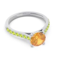 Cathedral Pave Unnata Ring