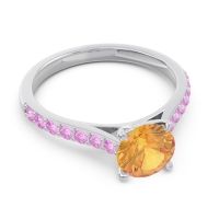 Cathedral Pave Unnata Ring