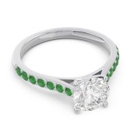 Cathedral Pave Unnata Ring