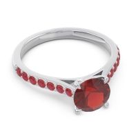 Cathedral Pave Unnata Ring