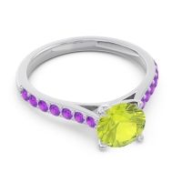 Cathedral Pave Unnata Ring