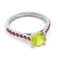 Cathedral Pave Unnata Ring
