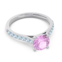 Cathedral Pave Unnata Ring