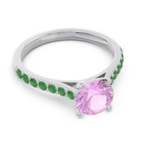 Cathedral Pave Unnata Ring