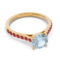 Cathedral Pave Unnata Ring