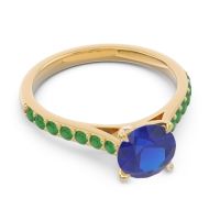 Cathedral Pave Unnata Ring