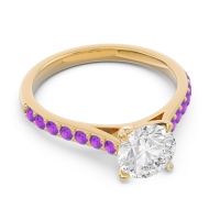 Cathedral Pave Unnata Ring