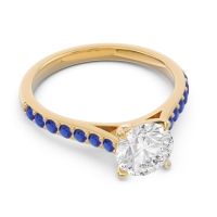 Cathedral Pave Unnata Ring