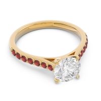 Cathedral Pave Unnata Ring