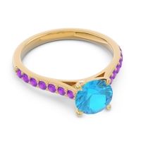 Cathedral Pave Unnata Ring