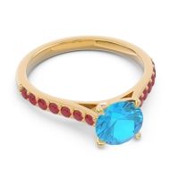 Cathedral Pave Unnata Ring
