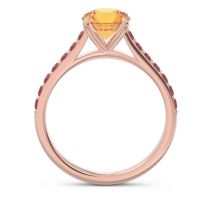 Cathedral Pave Unnata Ring