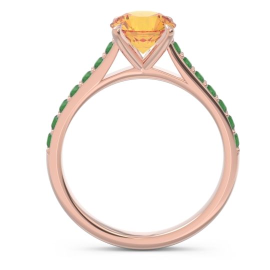Cathedral Pave Unnata Ring