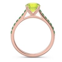 Cathedral Pave Unnata Ring