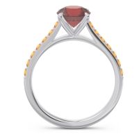 Cathedral Pave Unnata Ring