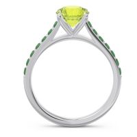 Cathedral Pave Unnata Ring