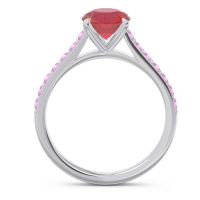 Cathedral Pave Unnata Ring