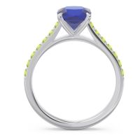 Cathedral Pave Cushion Uttha Ring