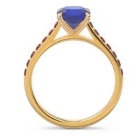 Cathedral Pave Cushion Uttha Ring